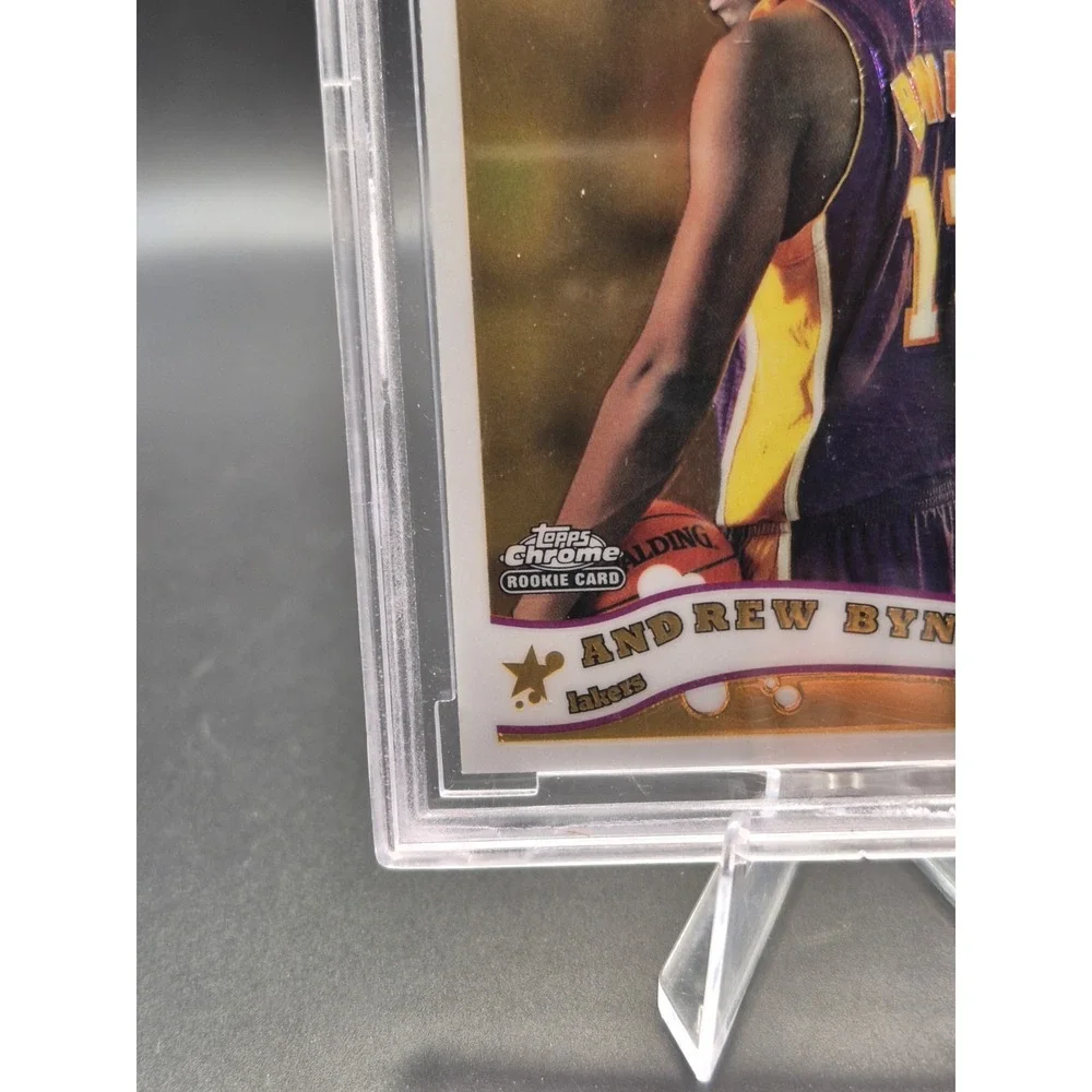 2005 Topps Chrome Andrew Bynum 186 Rookie RC Lakers BCCG 10 Mint
